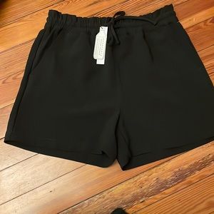 NWT Sanctuary black shorts with waist tie